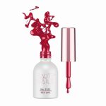 Saute Nails Lakier Hybrydowy S161 Red Lips – klasyczna czerwień z niebieską drobinką