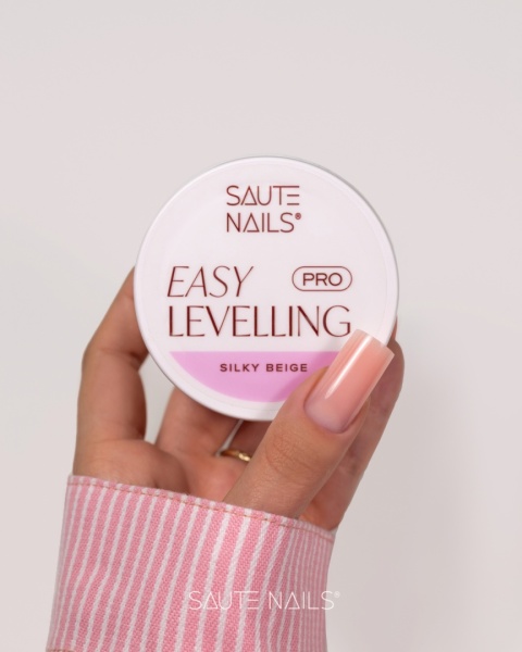 Saute Nails Żel budujący Easy Levelling PRO Silky Beige 30g – beż nude