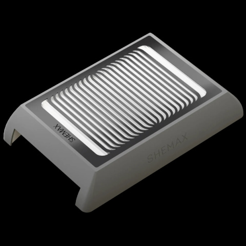 SheMax X PRO – GRAY – Pochłaniacz pyłu do manicure, regulowana prędkość, elegancki design, energooszczędny