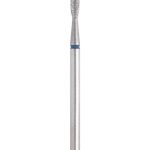 Staleks Frez diamentowy FA10B021/8K płomyk 2,1mm/8 niebieski do usuwania wałów bocznych