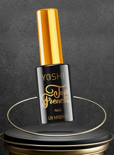 YOSHI Top French No2 10 ml – subtelny róż do perfekcyjnego french manicure TPO-FREE