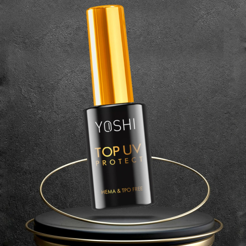 YOSHI Top UV Protect – top hybrydowy no-wipe z ochroną przed promieniami UV 10ml TPO-FREE