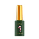 YOSHI HoHoTop No1 10 ml – świąteczny top UV/LED z srebrnym blaskiem