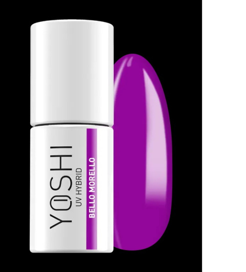 YOSHI Bello Morello – Lakier Hybrydowy Fioletowy 6 ml TPO-FREE 703