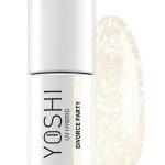 YOSHI Lakier Hybrydowy 811 Divorce Party – Złoty Glitter 6 ml TPO-FREE