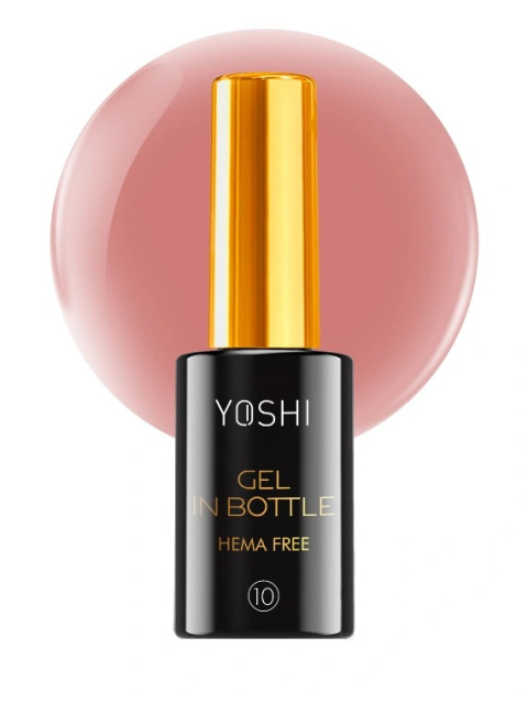 YOSHI Gel in Bottle No 10 – Żel budujący 10 ml Brudny Róż TPO-FREE