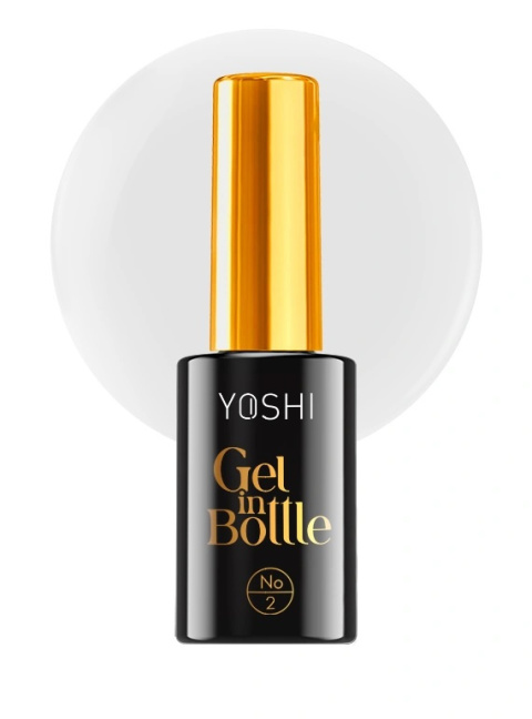 YOSHI Gel in Bottle No 2 – Żel budujący 10 ml Mleczna Biel TPO-FREE