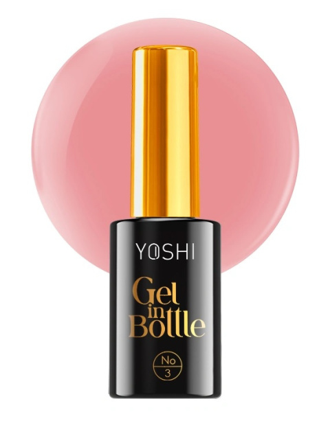 YOSHI Gel in Bottle No 3 – Pudrowy Róż Żel Budujący 10 ml TPO-FREE