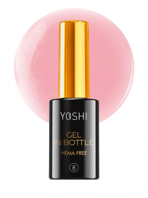 YOSHI Gel in Bottle No. 8 – Żel Budujący w Butelce Różowy Nude 10 ml TPO-FREE