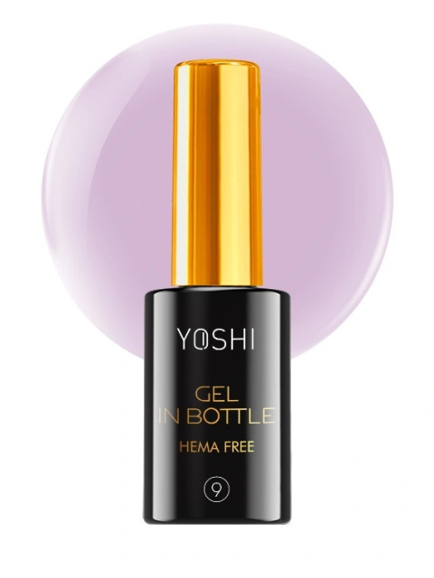 Yoshi Gel in Bottle No 9 – żel budujący 10 ml, pastelowa lawenda TPO-FREE