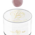 YOSHI Glitter PRO No 3 – żel budujący do paznokci 15ml, beż ze złotym blaskiem TPO-FREE