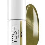 YOSHI Silk Catitude MEOW 926 – lakier hybrydowy Cat Eye 6 ml, złoto-zielony efekt kociego oka