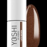 YOSHI Lakier Hybrydowy 318 Late Brown – Brąz z drobinkami 6 ml TPO-FREE