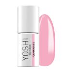 YOSHI Flamingo Kiss 827 – lakier hybrydowy 6 ml, pastelowy róż TPO-FREE