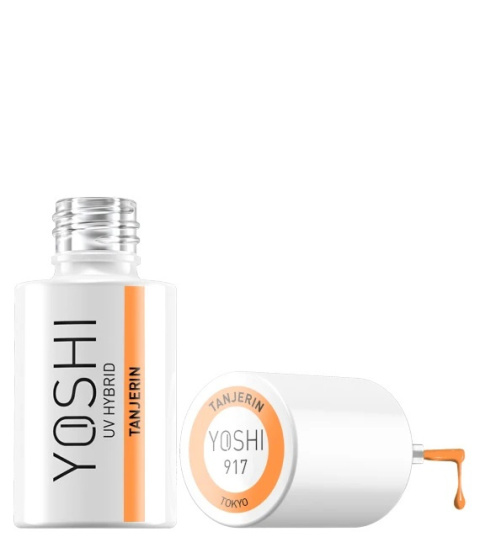 Yoshi Tanjerin 917 – lakier hybrydowy 6 ml, neonowy pomarańcz TPO-FREE