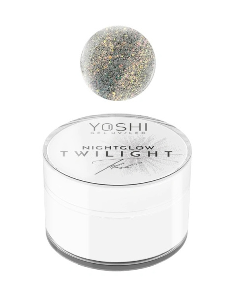 Yoshi Żel Twilight GEL UV LED Nightglow 15 ml Brokatowy TPO-FREE
