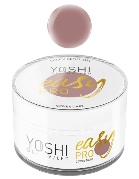 YOSHI Easy PRO Cover Dark 50 ml – Ciemny żel budujący cover TPO-FREE