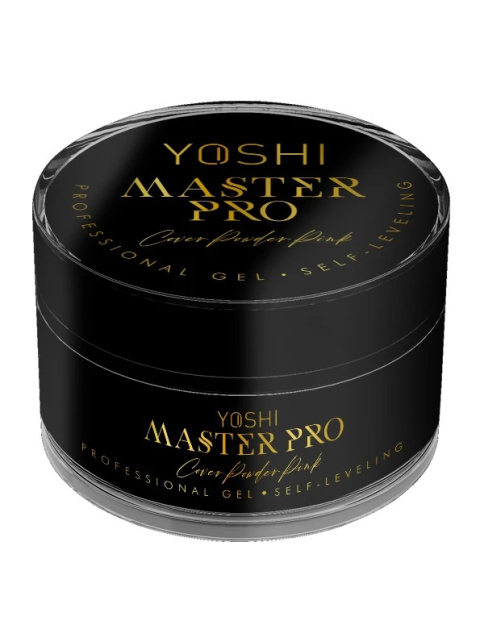 YOSHI Żel Samopoziomujący Master PRO Gel UV/LED Cover Powder Pink 50 ml – Kryjący TPO-FREE