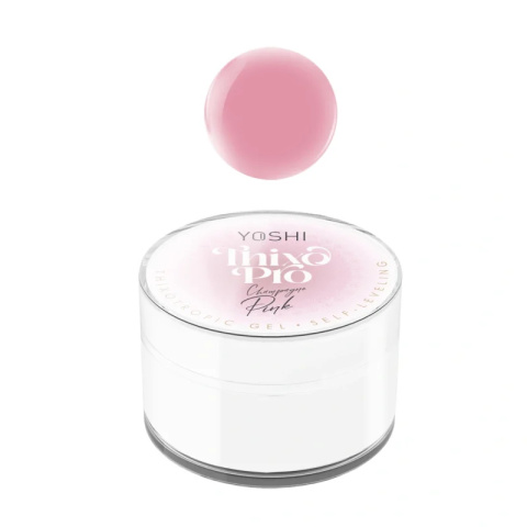Yoshi Żel Samopoziomujący Thixo PRO Gel UV LED Champagne Pink 15 ml TPO-FREE